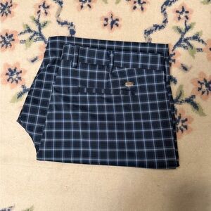 Greg Norman Blue Plaid golf shorts Size-40